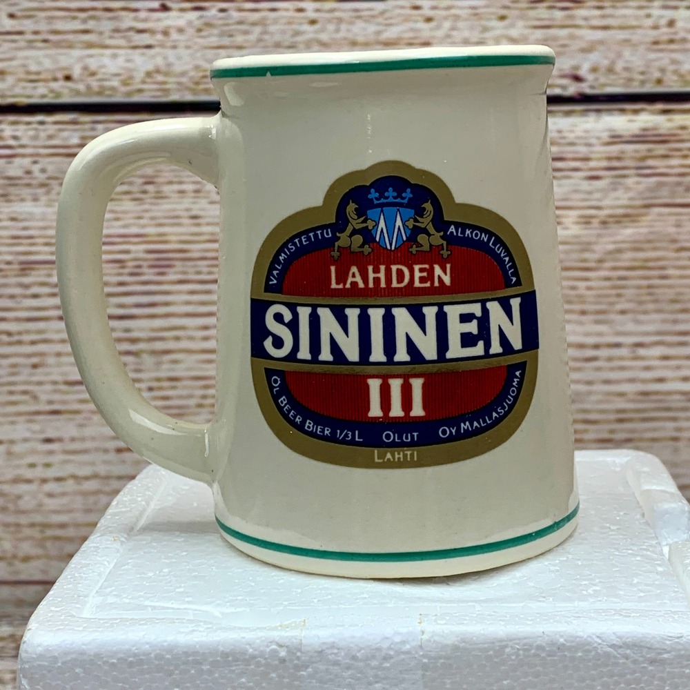 Vintage Franklin Porcelain The Official Tankards Lahden Sininen III Beer‎ Stein